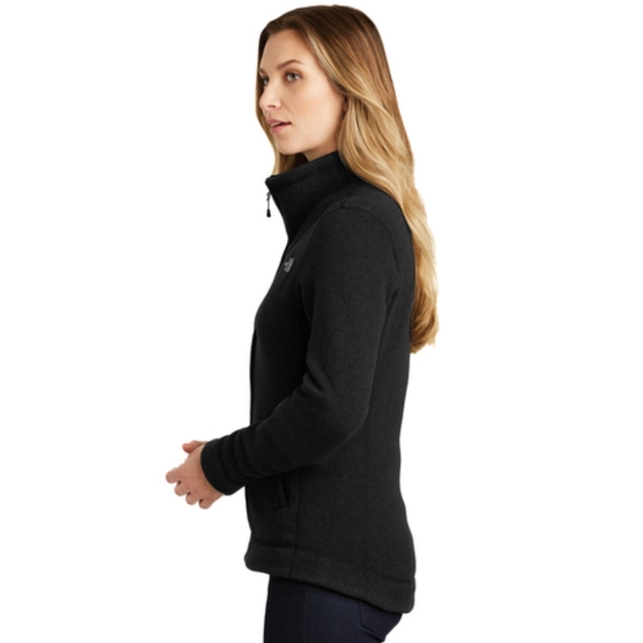 ⚡SALE NAVY The North Face Sweater Fleece navy blue knit zip up jacket - Picture 11 of 12